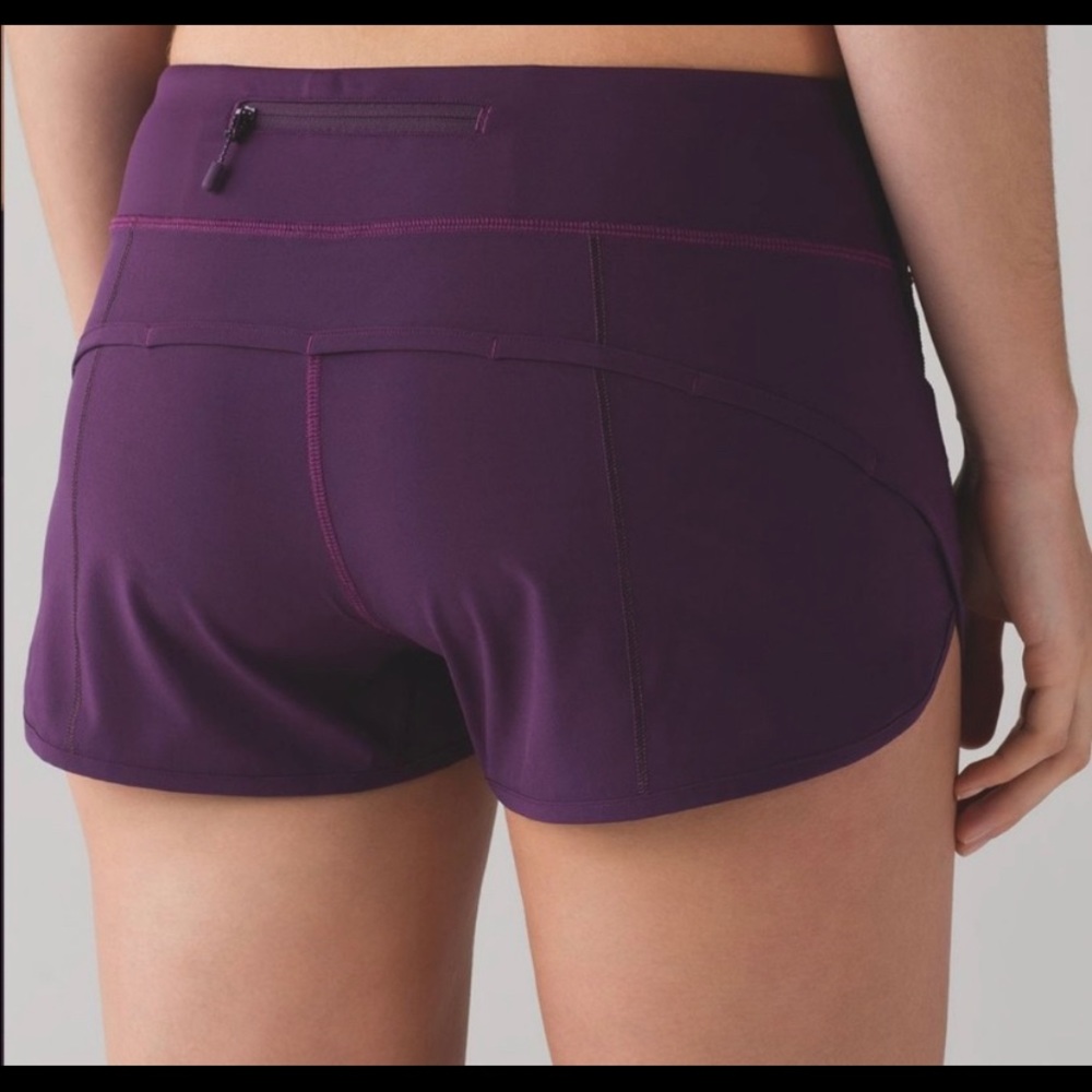 NWOT RARE Lululemon Speed Shorts 2.5’